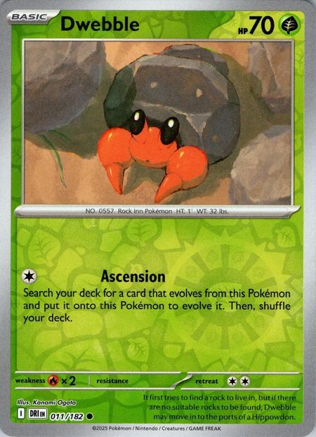 Dwebble (DRI 011) Reverse Holo