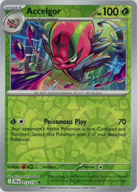 Accelgor (JTG 013) Reverse Holo