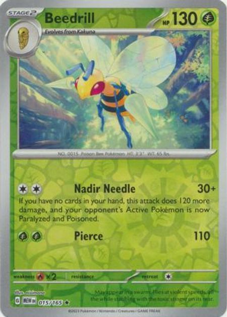 Beedrill (MEW 015) Reverse Holo