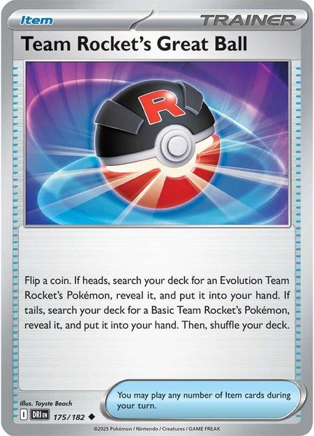 Team Rocket's Great Ball (DRI 175)