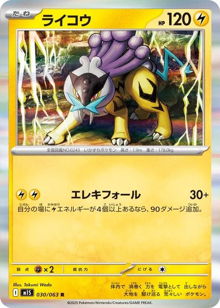 Raikou (M1S 030) HOLO
