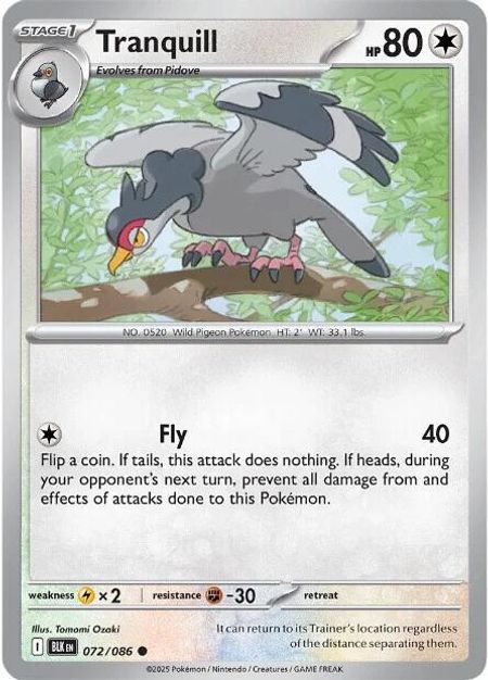 Tranquill (BLK 072)