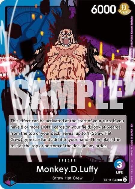 Monkey.D.Luffy (OP11-040) - A Fist Of Divine Speed