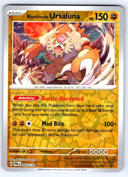 Bloodmoon Ursaluna (PRE 054) Reverse Holo