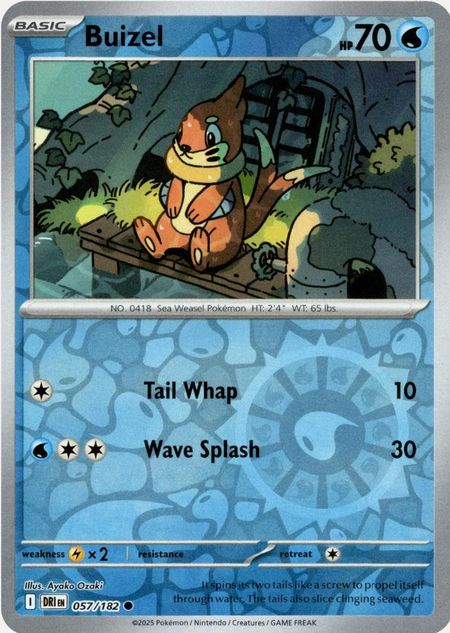 Buizel (DRI 057) Reverse Holo