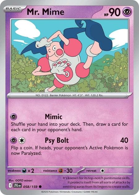 Mr. Mime (JTG 058) 