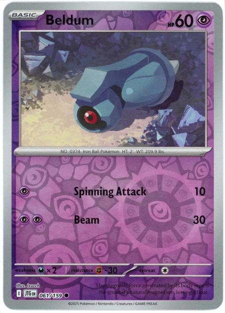Beldum (JTG 061) Reverse Holo