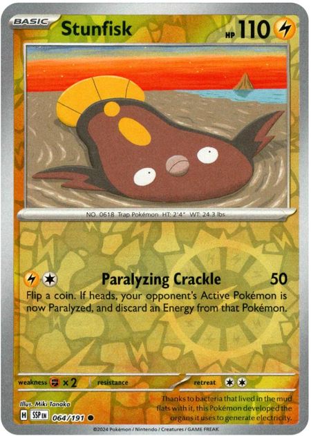 Stunfisk (SSP 064) Reverse Holo