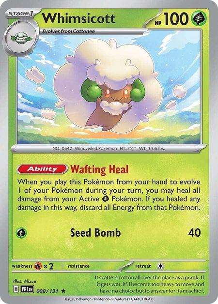 Whimsicott (PRE 008) HOLO