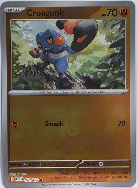 Croagunk (MEG 078) Reverse Holo