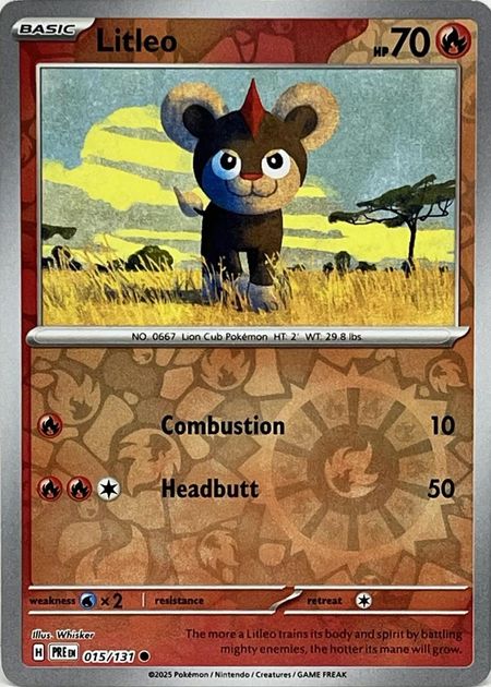 Litleo (PRE 015) Reverse Holo
