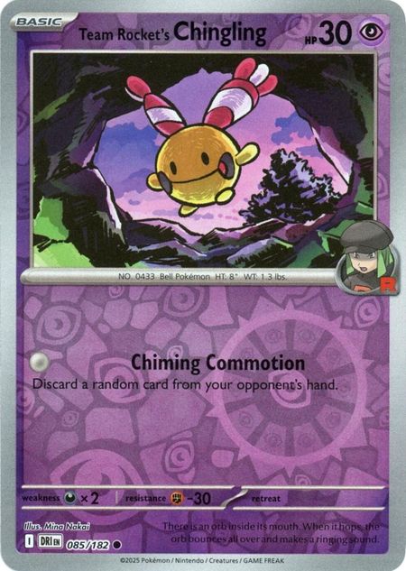 Team Rocket's Chingling (DRI 085) Reverse Holo