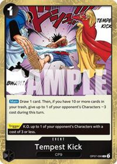 Tempest Kick (OP07-096) FOIL - The Future Of 500 Years Later