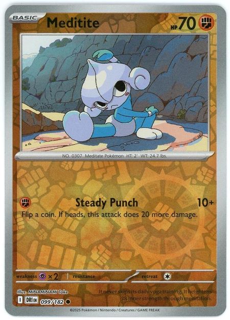 Meditite (DRI 099) Reverse Holo