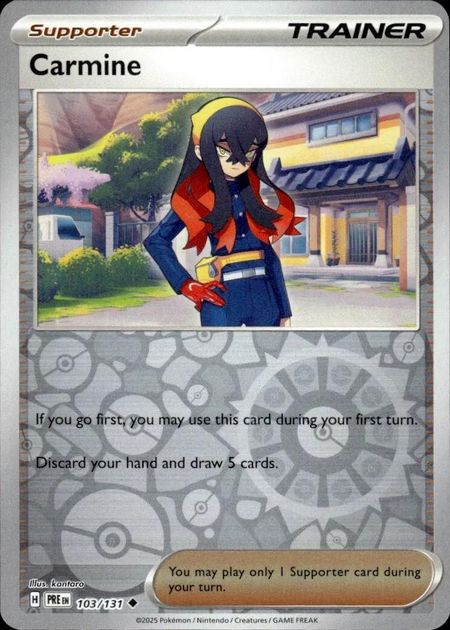 Carmine (PRE 103) Reverse Holo