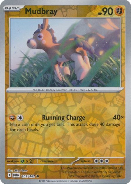 Mudbray (DRI 107) Reverse Holo