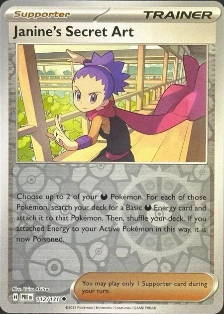 Janine's Secret Art (PRE 112) Reverse Holo