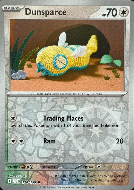 Dunsparce (JTG 120) Reverse Holo