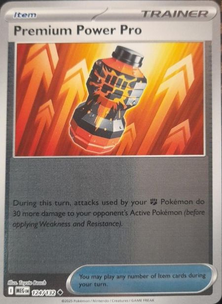 Premium Power Pro (MEG 124) Reverse Holo