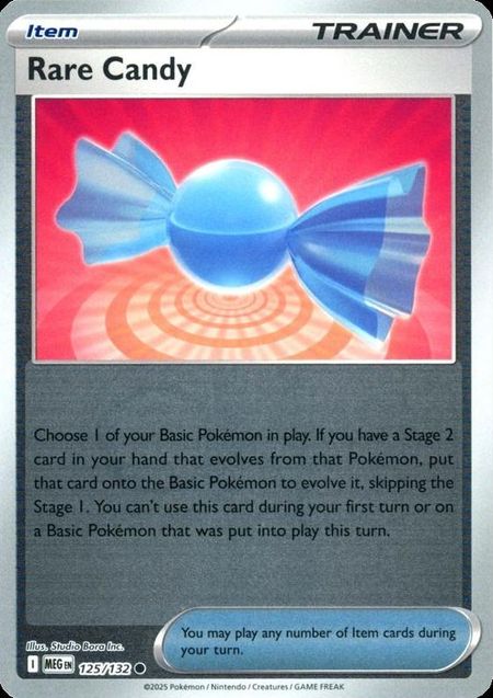 Rare Candy (MEG 125) Reverse Holo