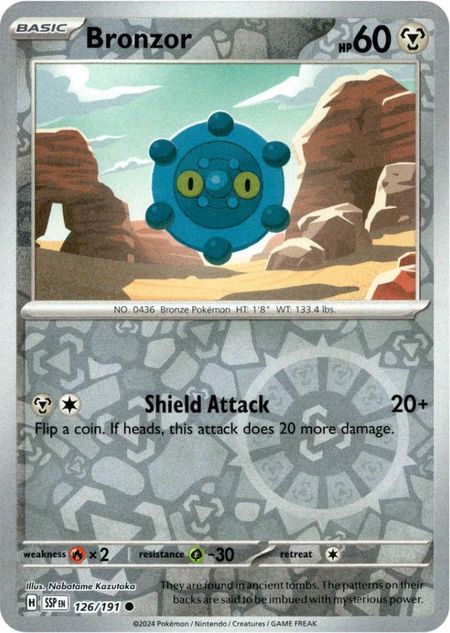 Bronzor (SSP 126) Reverse Holo