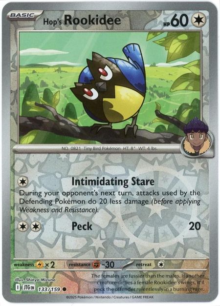 Hop's Rookidee (JTG 133) Reverse Holo