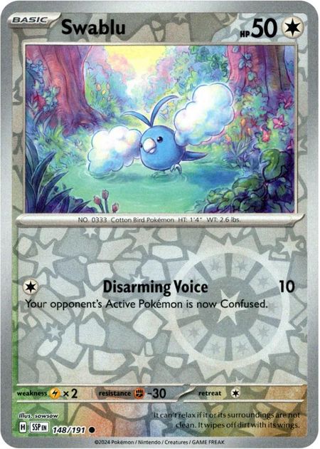 Swablu (SSP 148) Reverse Holo