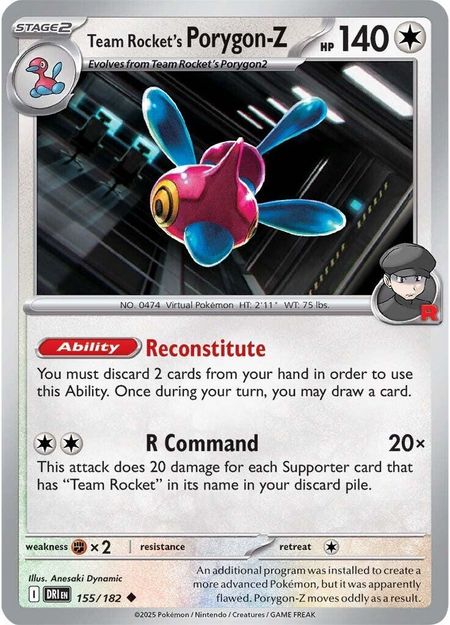 Team Rocket's Porygon-Z (DRI 155)