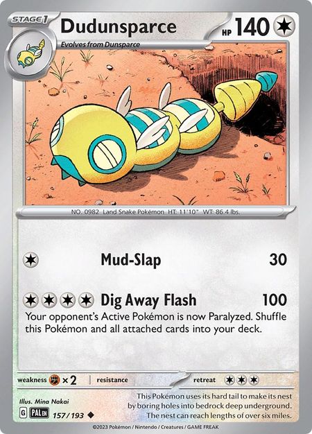 Dudunsparce (PAL 157)
