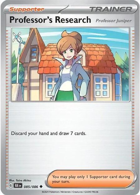 Professor's Research: Professor Juniper (BLK 085)