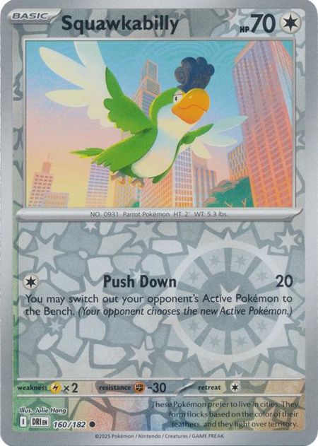 Squawkabilly (DRI 160) Reverse Holo