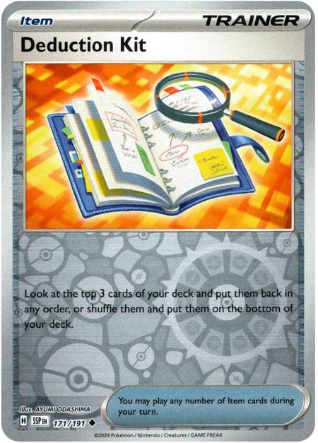 Deduction Kit (SSP 171) Reverse Holo