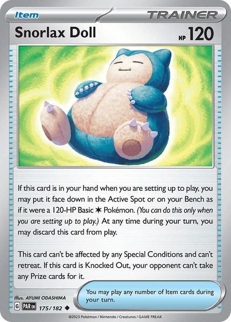 Snorlax Doll (PAR 175)