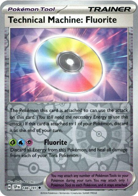 Technical Machine: Fluorite (SSP 188) Reverse Holo