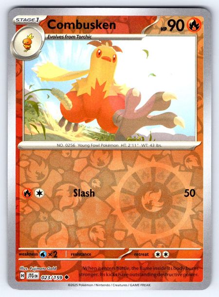 Combusken (JTG 023) Reverse Holo