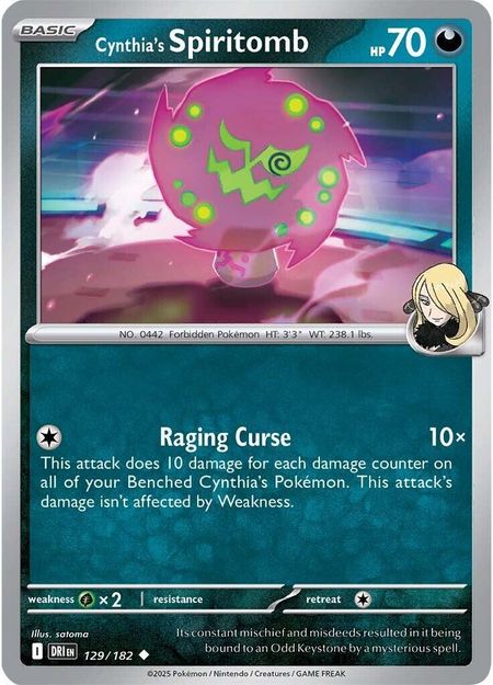 Cynthia's Spiritomb (DRI 129)
