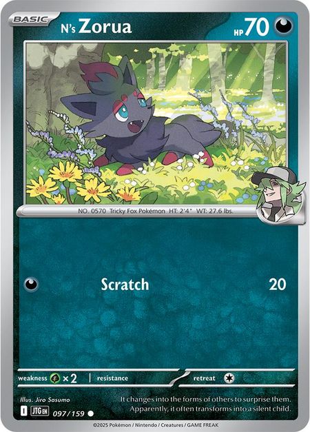 N's Zorua (JTG 097) 
