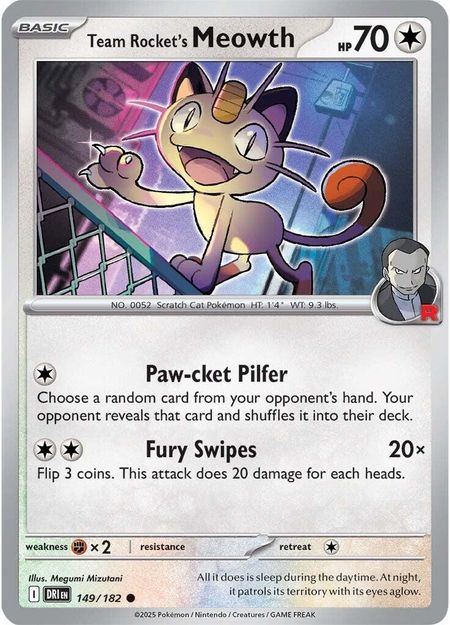 Team Rocket's Meowth (DRI 149)
