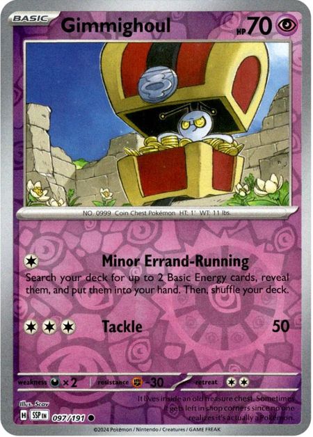 Gimmighoul (SSP 097) Reverse Holo