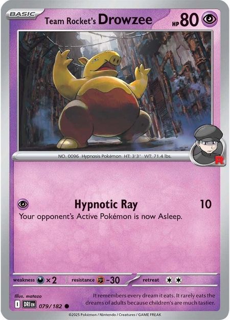 Team Rocket's Drowzee (DRI 079)