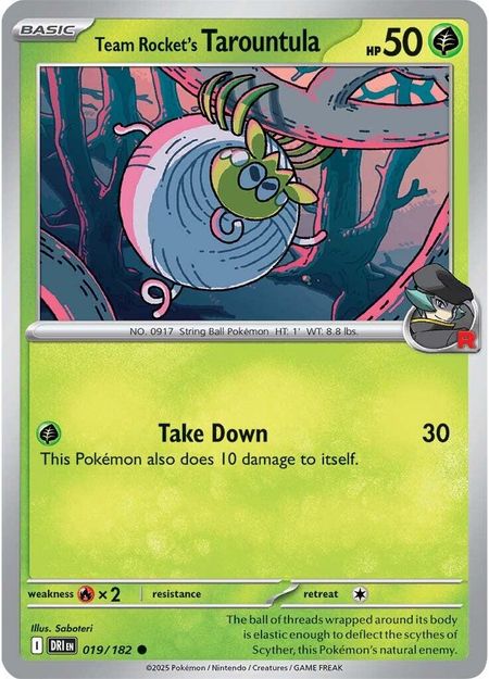 Team Rocket's Tarountula (DRI 019)
