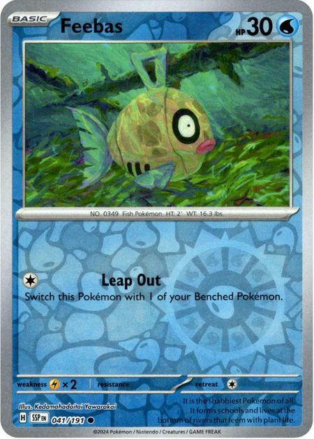 Feebas (SSP 041) Reverse Holo