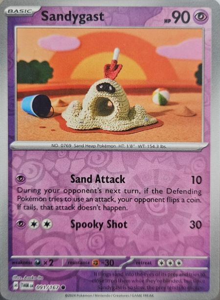 Sandygast (TWM 091) Reverse Holo