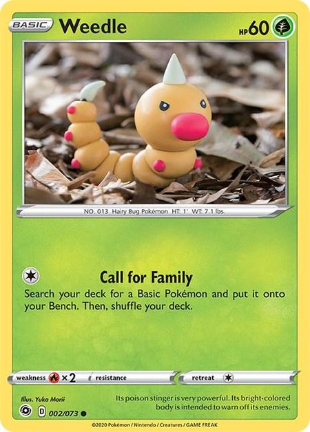 Weedle  (CPA 002)