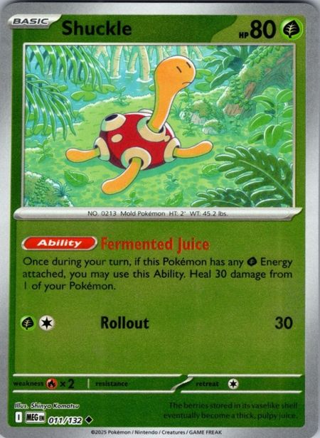 Shuckle (MEG 011) Reverse Holo