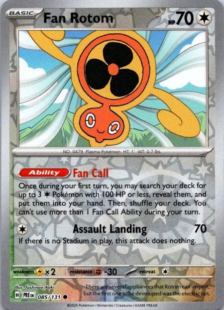 Fan Rotom (PRE 085) Reverse Holo