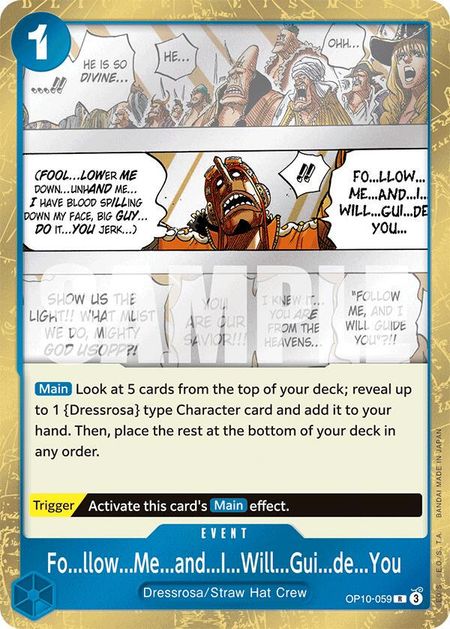 Fo...llow...Me...and...I...Will...Gui...de...You (OP10-059) FOIL - Royal Bloodline