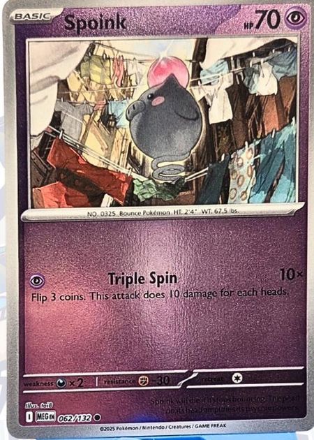 Spoink (MEG 062) Reverse Holo