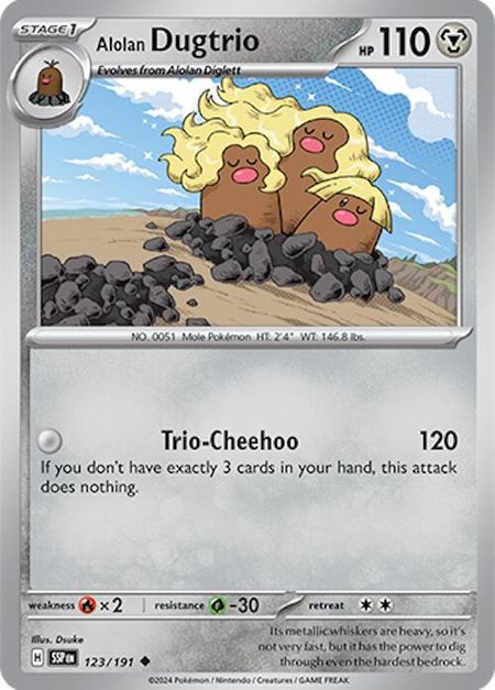 Alolan Dugtrio (SSP 123)