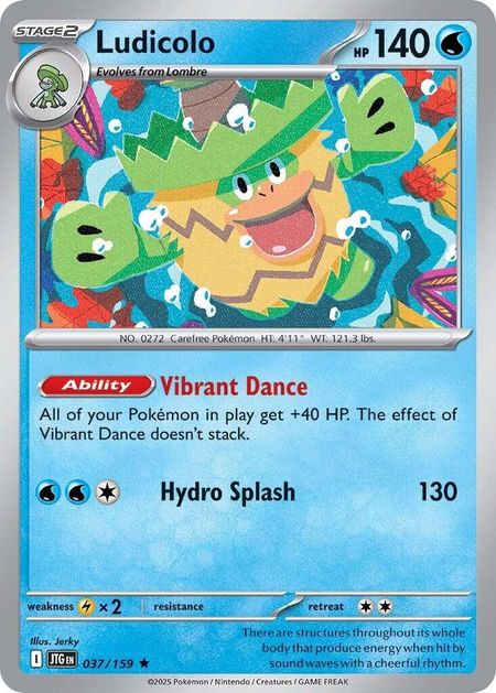 Ludicolo (JTG 037) HOLO